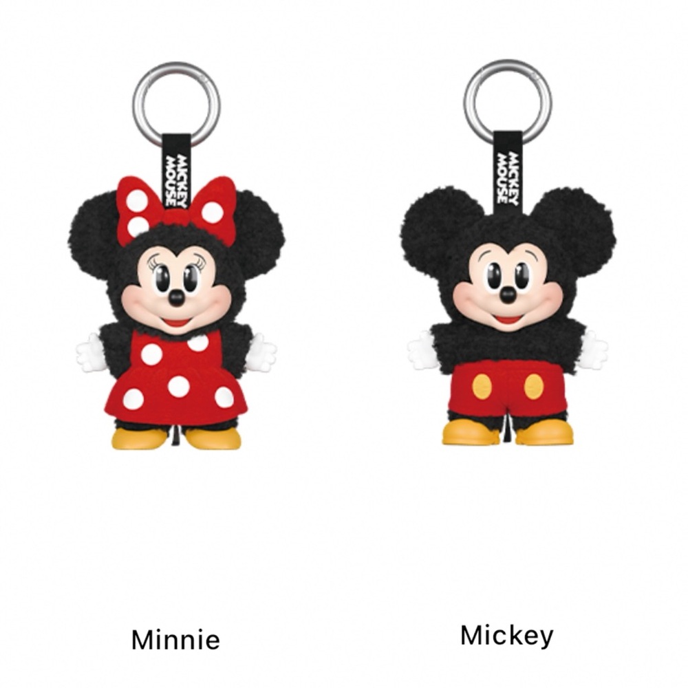 Set: Mickey & Minnie NIB POP MART Disney Mickey Family Cute Together Bag Charms